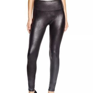 SPANX Faux Leather Leggings - M